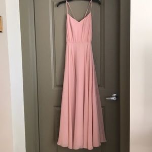 Revelry Bridesmaid Blush Dress Size 2
